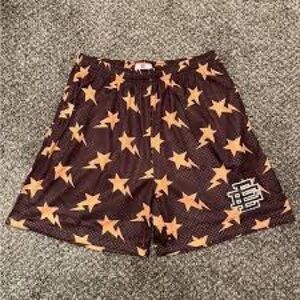 Eric Emanuel Brown and Orange Star Shorts
